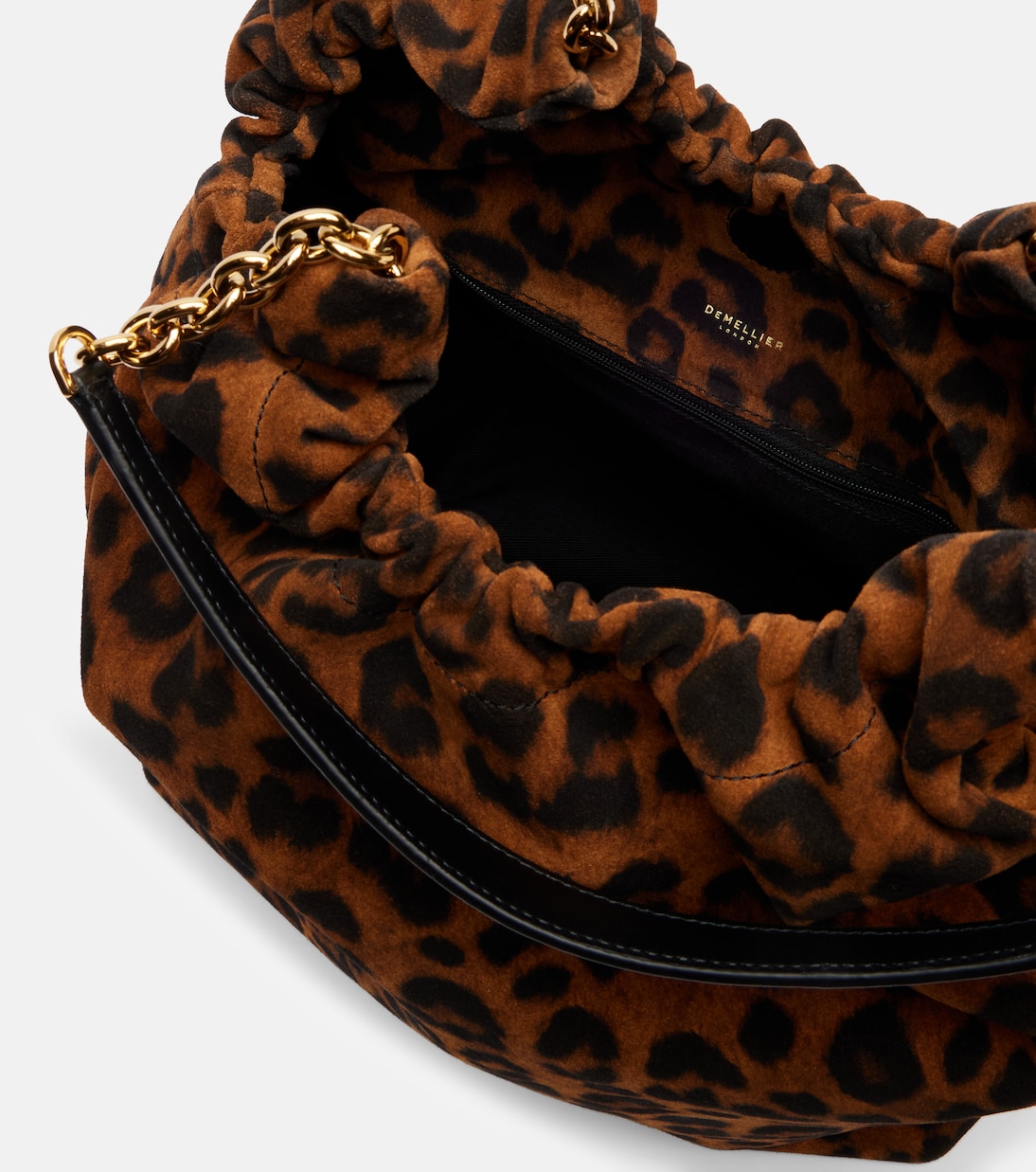 Schultertasche Miami Medium aus Veloursleder | DeMellier