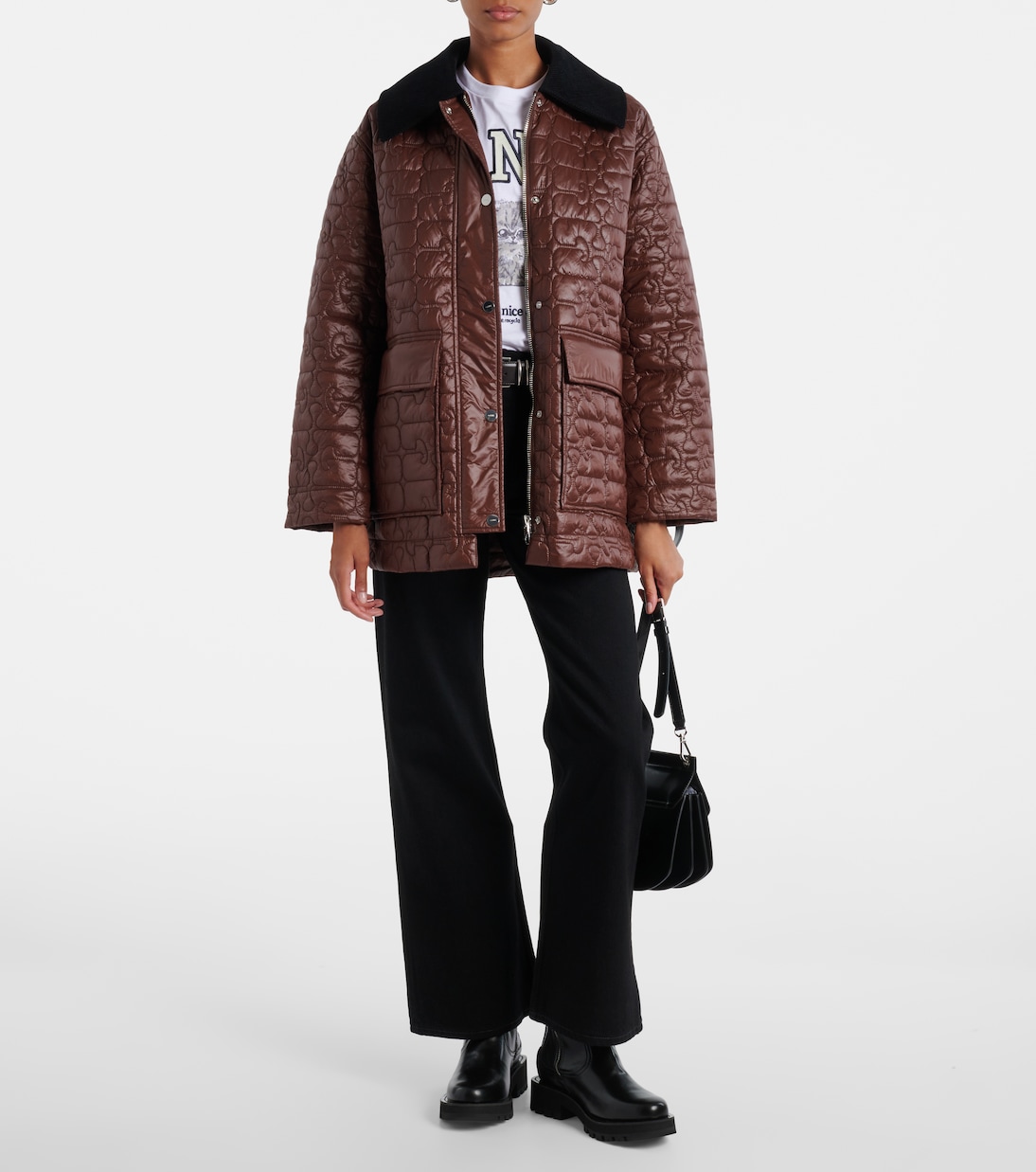 Technical quilted jacket | Ganni