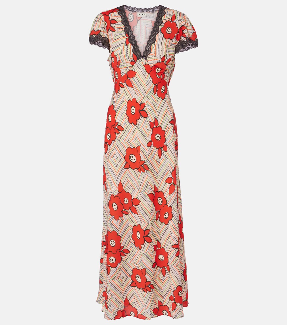 Clarice floral midi dress | Rixo