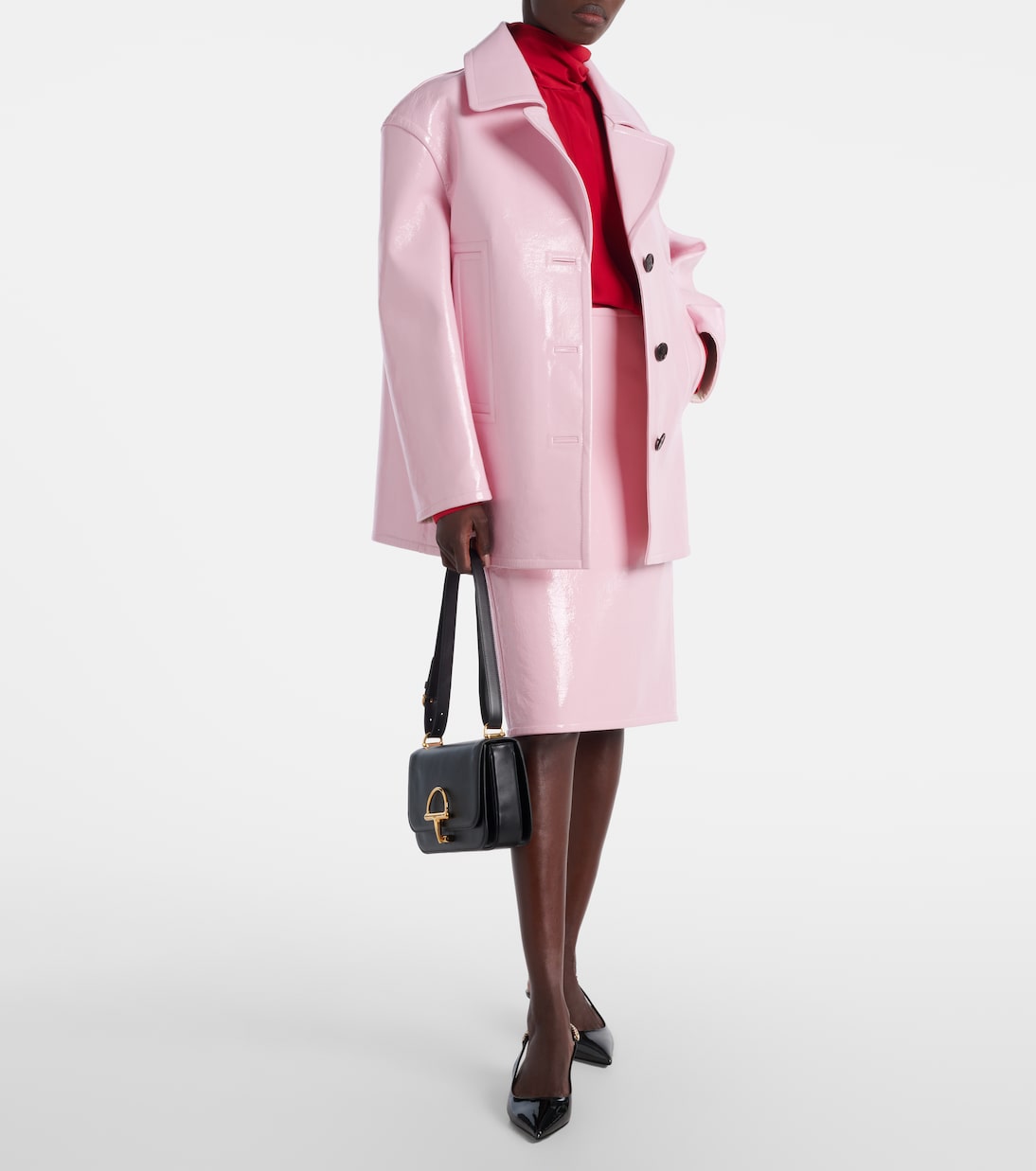 Giacca in vernice | Gucci