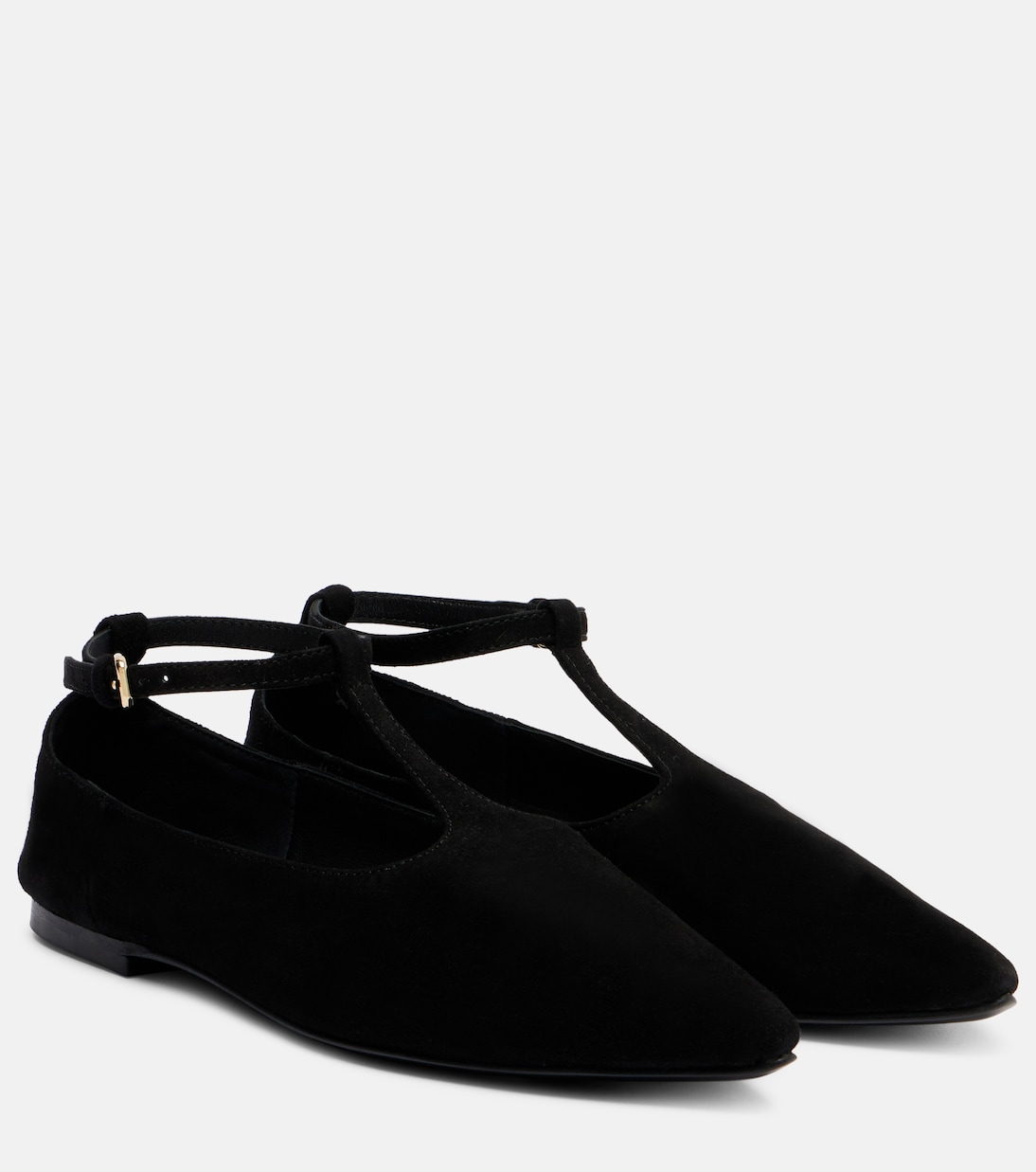 Mary-Jane-Ballerinas Ward aus Veloursleder | A.Emery