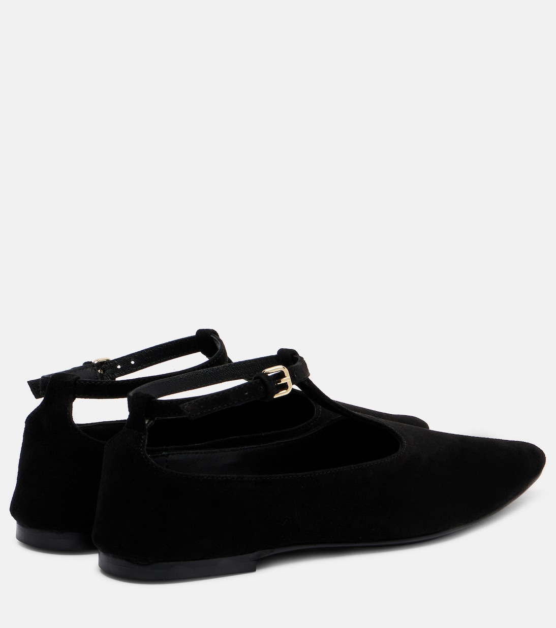 Mary-Jane-Ballerinas Ward aus Veloursleder | A.Emery