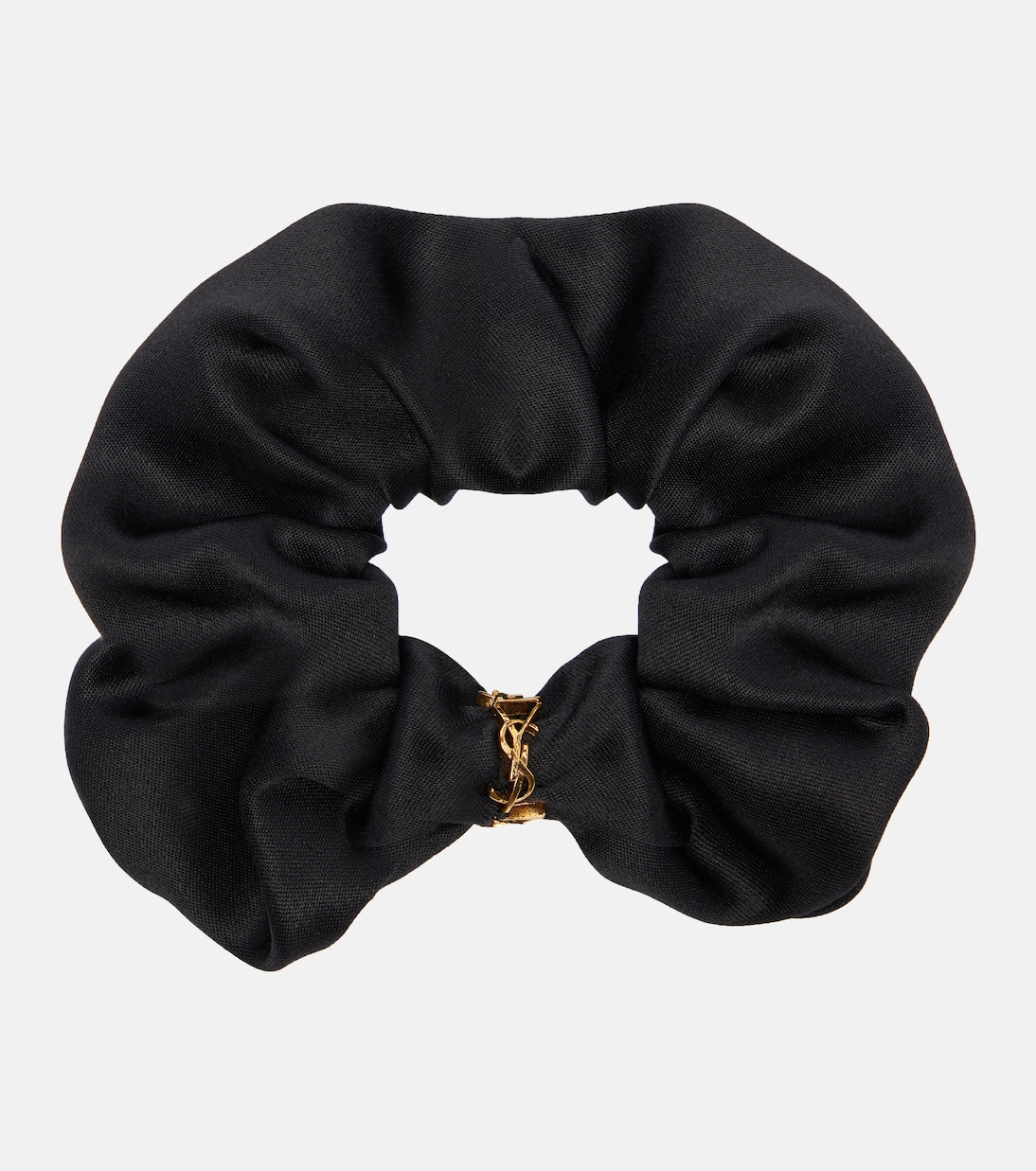 Cassandre silk satin scrunchie | Saint Laurent