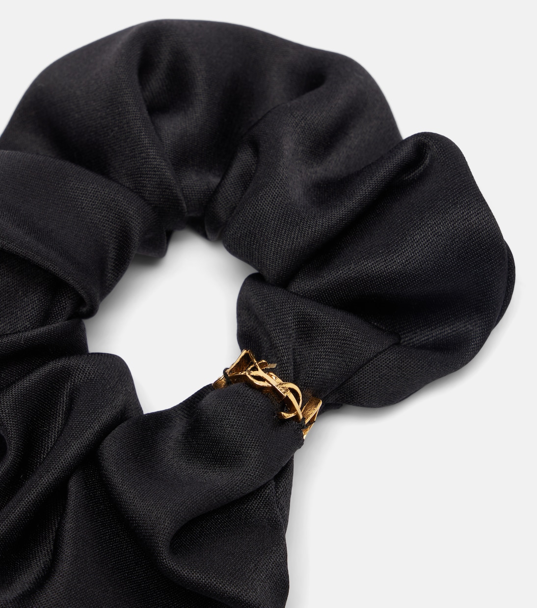 Cassandre silk satin scrunchie | Saint Laurent