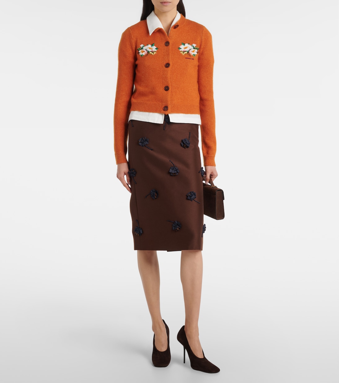 Cashmere and cotton cardigan | Shushu/Tong