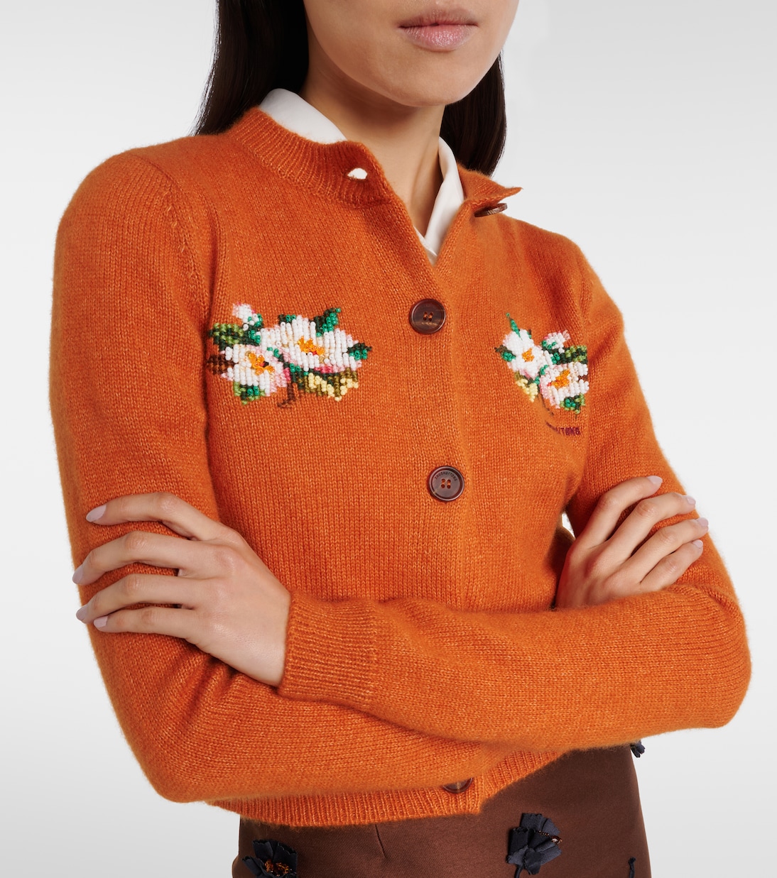 Cashmere and cotton cardigan | Shushu/Tong