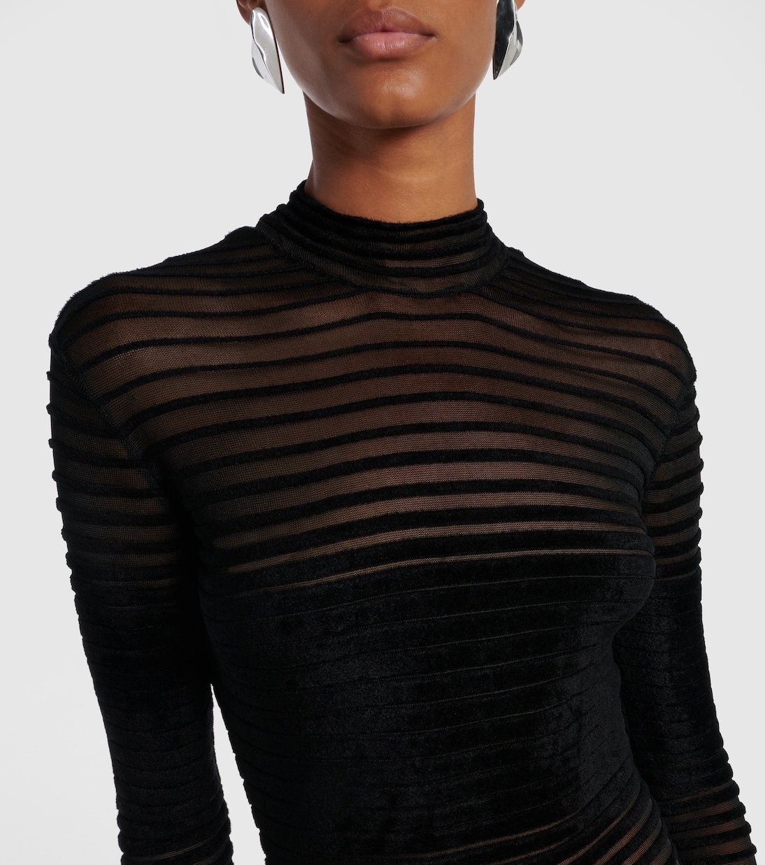 Semi-sheer gown | Mugler