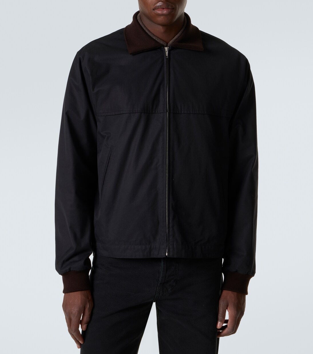 Mantis cotton blouson jacket | The Row