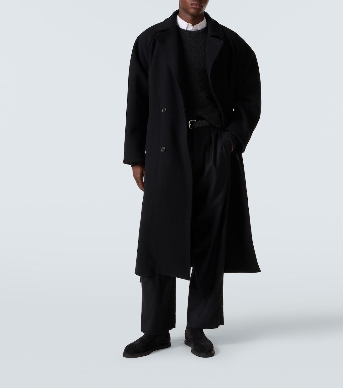 Parker suede slip-on shoes | The Row