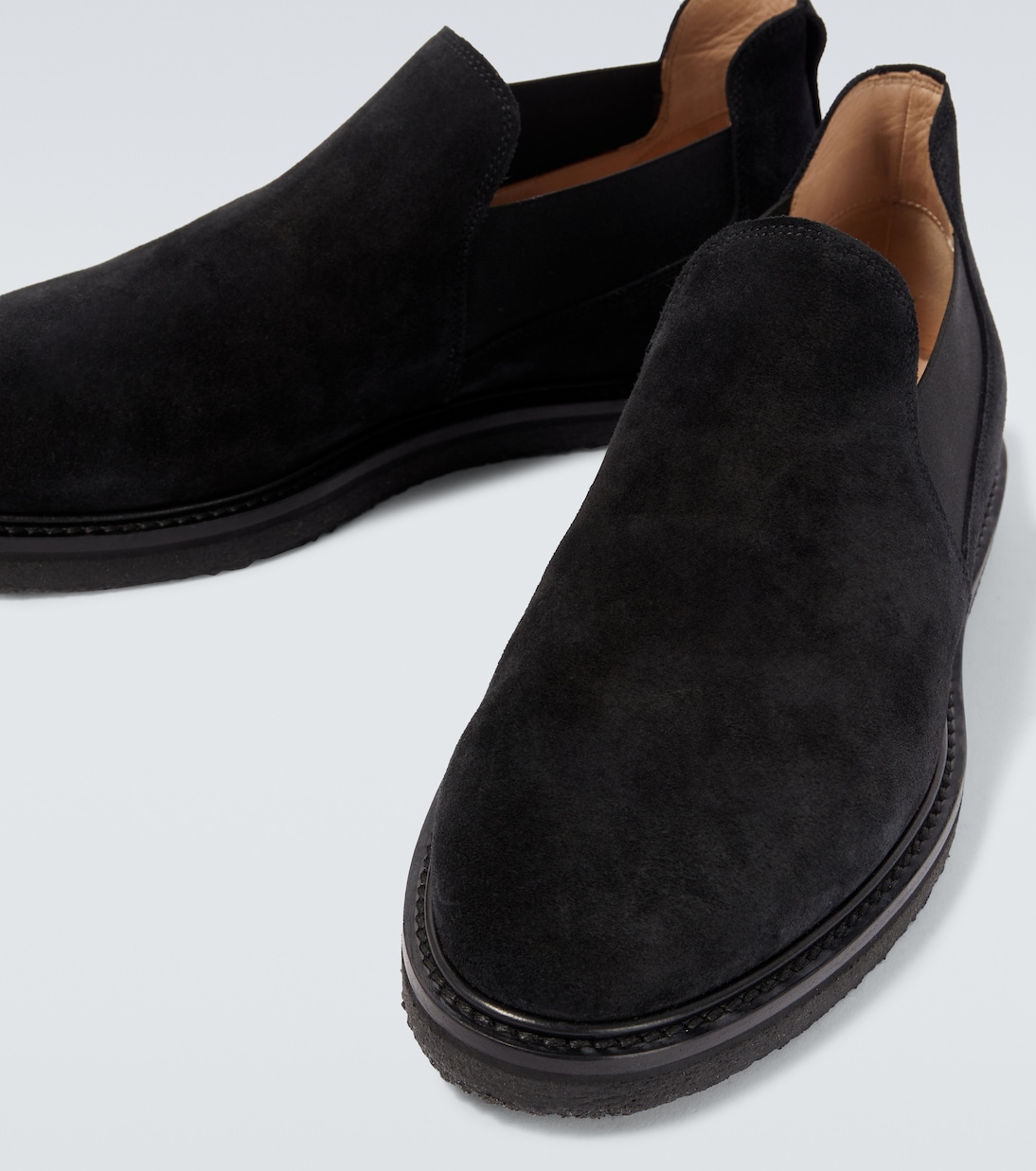Parker suede slip-on shoes | The Row