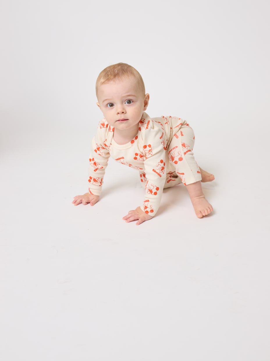 Baby printed cotton-blend onesie | Bobo Choses