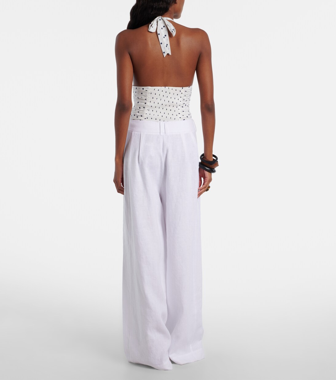 Parker linen wide-leg trousers | Posse