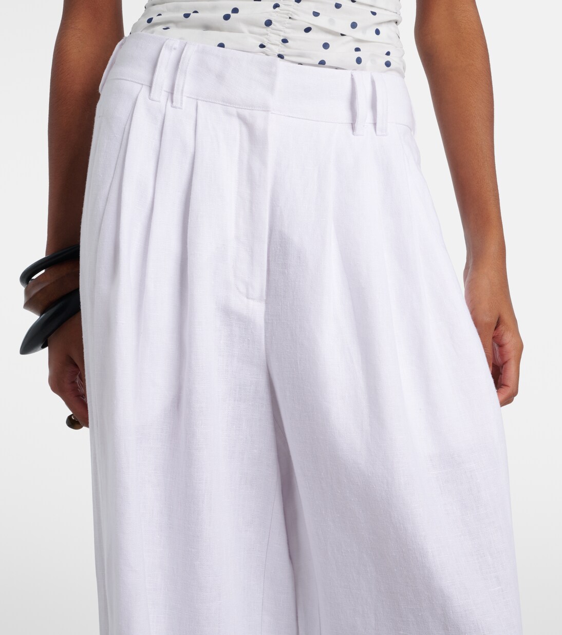 Parker linen wide-leg trousers | Posse
