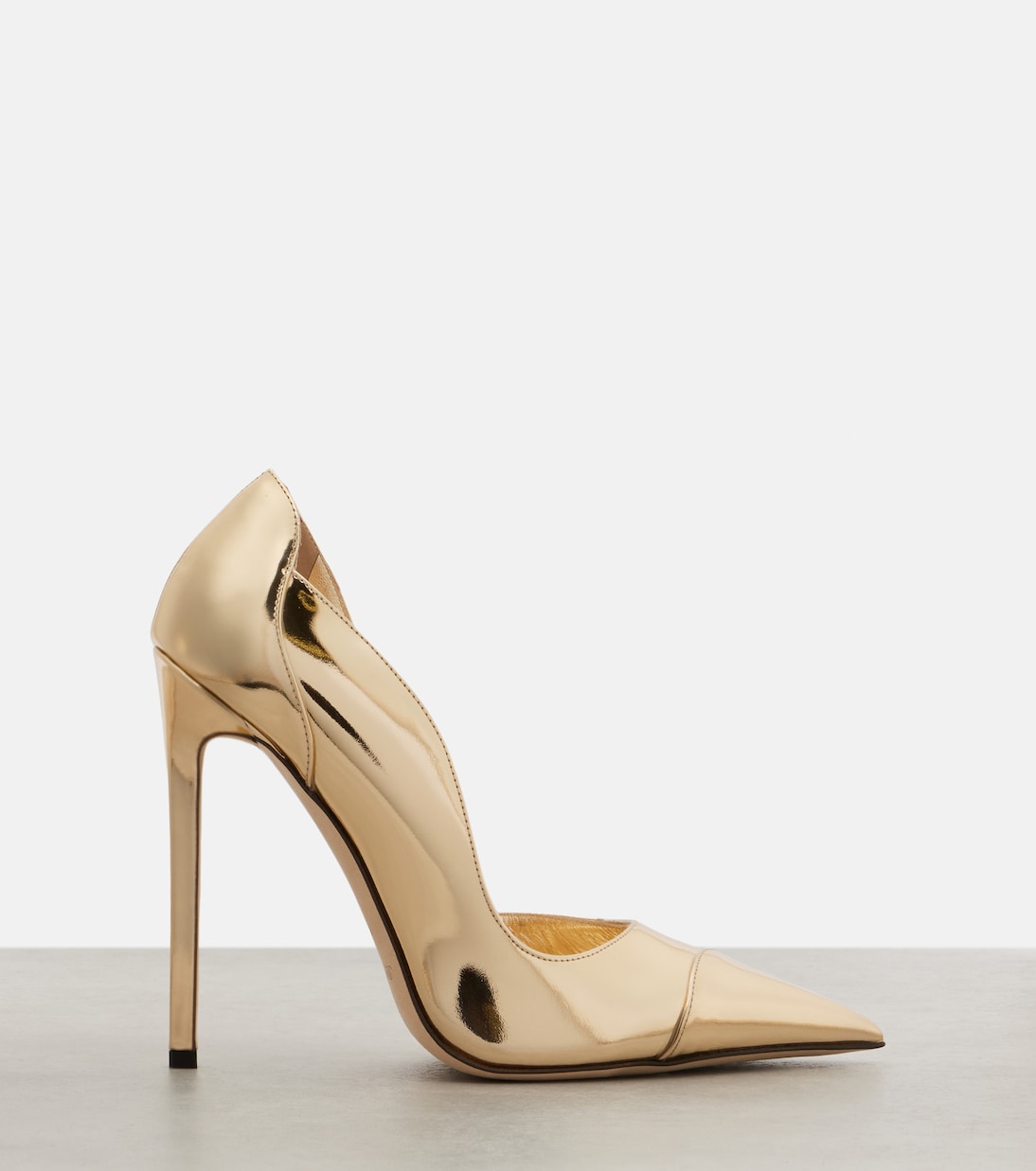 Brigitte 120 mirrored leather pumps | Jimmy Choo