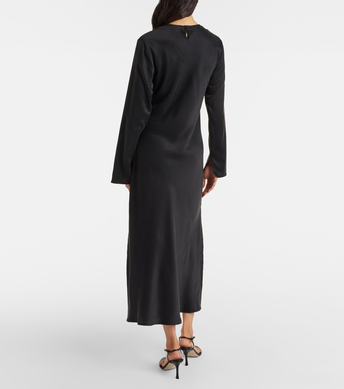 Salina silk charmeuse maxi dress | Asceno