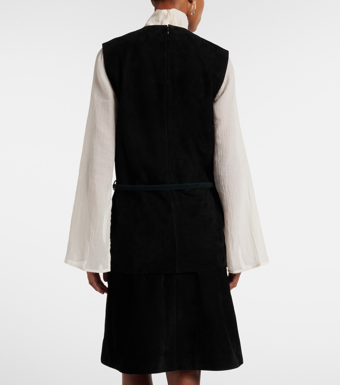 Belted suede minidress | Toteme