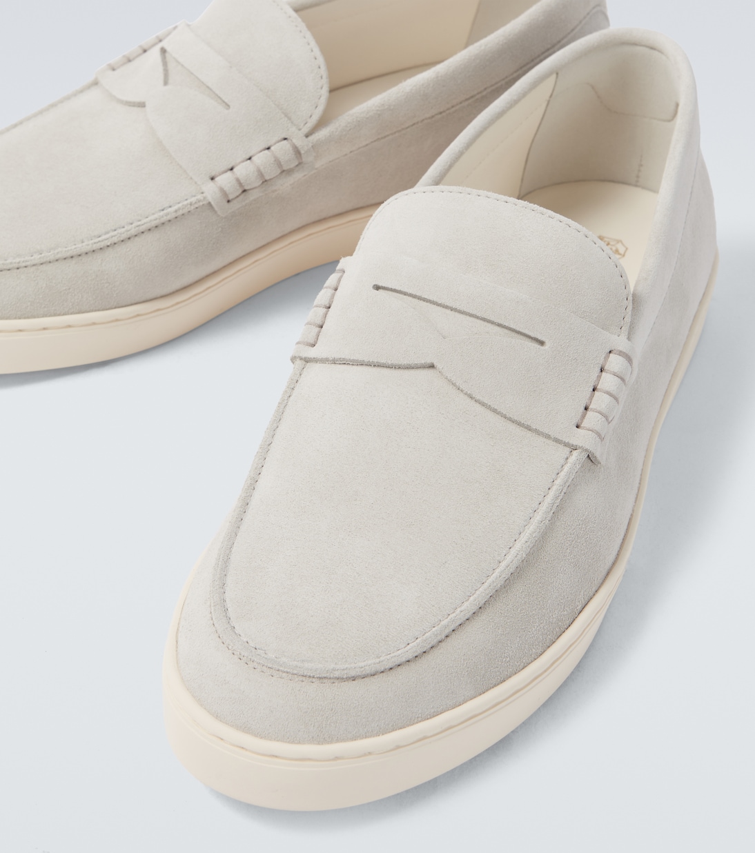 Suede slip-on sneakers | Brunello Cucinelli