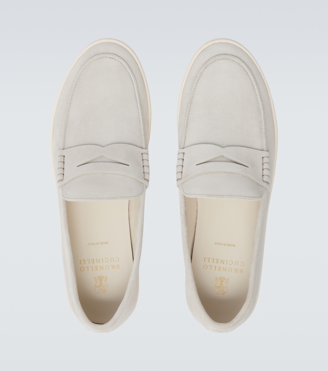 Suede slip-on sneakers | Brunello Cucinelli