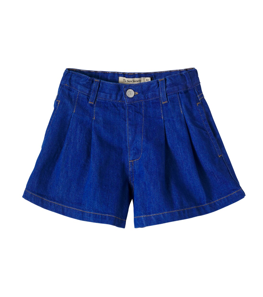 Short plissé Tulip en denim | The New Society