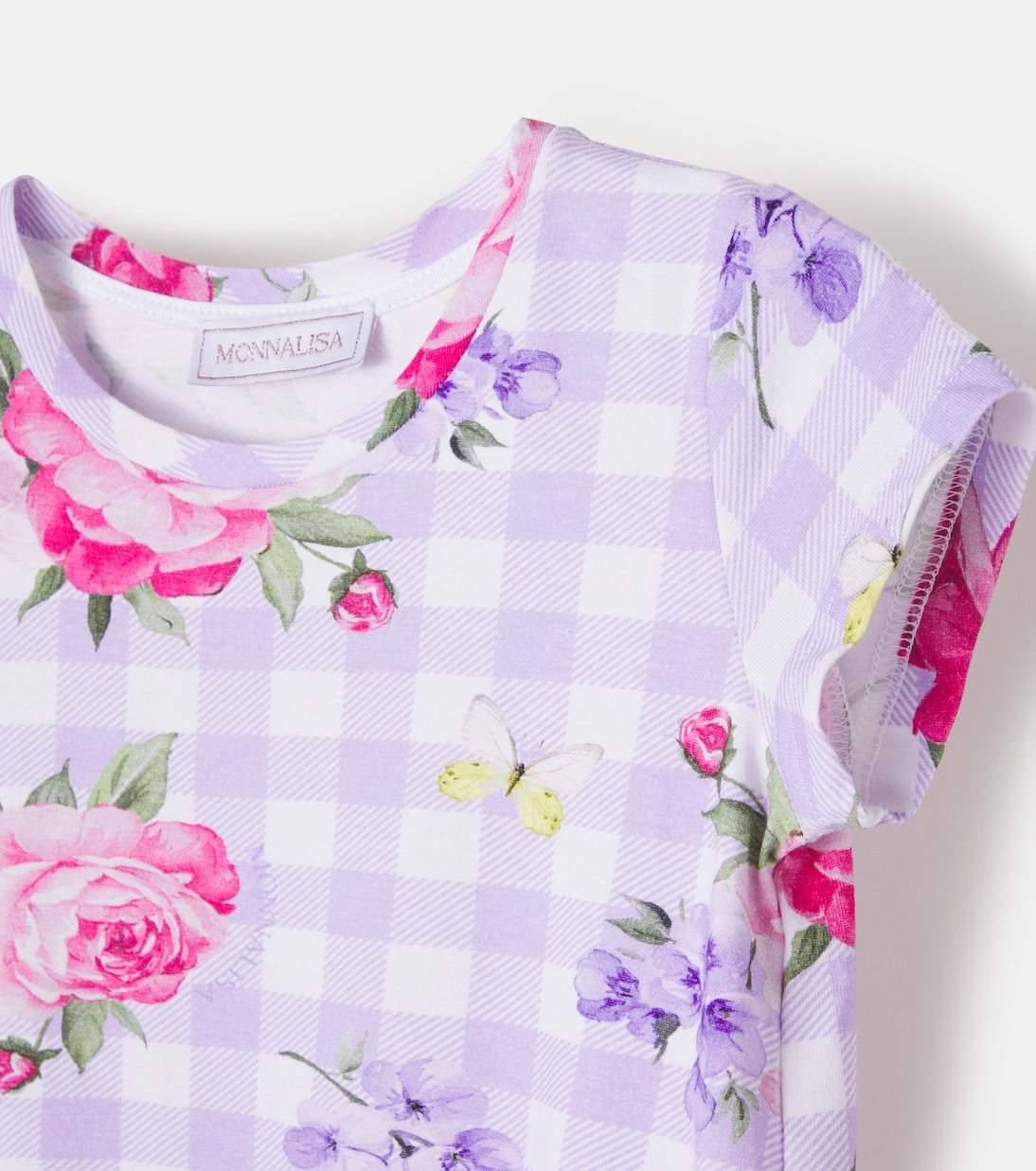 Vestido de jersey en mezcla de algodón | Monnalisa