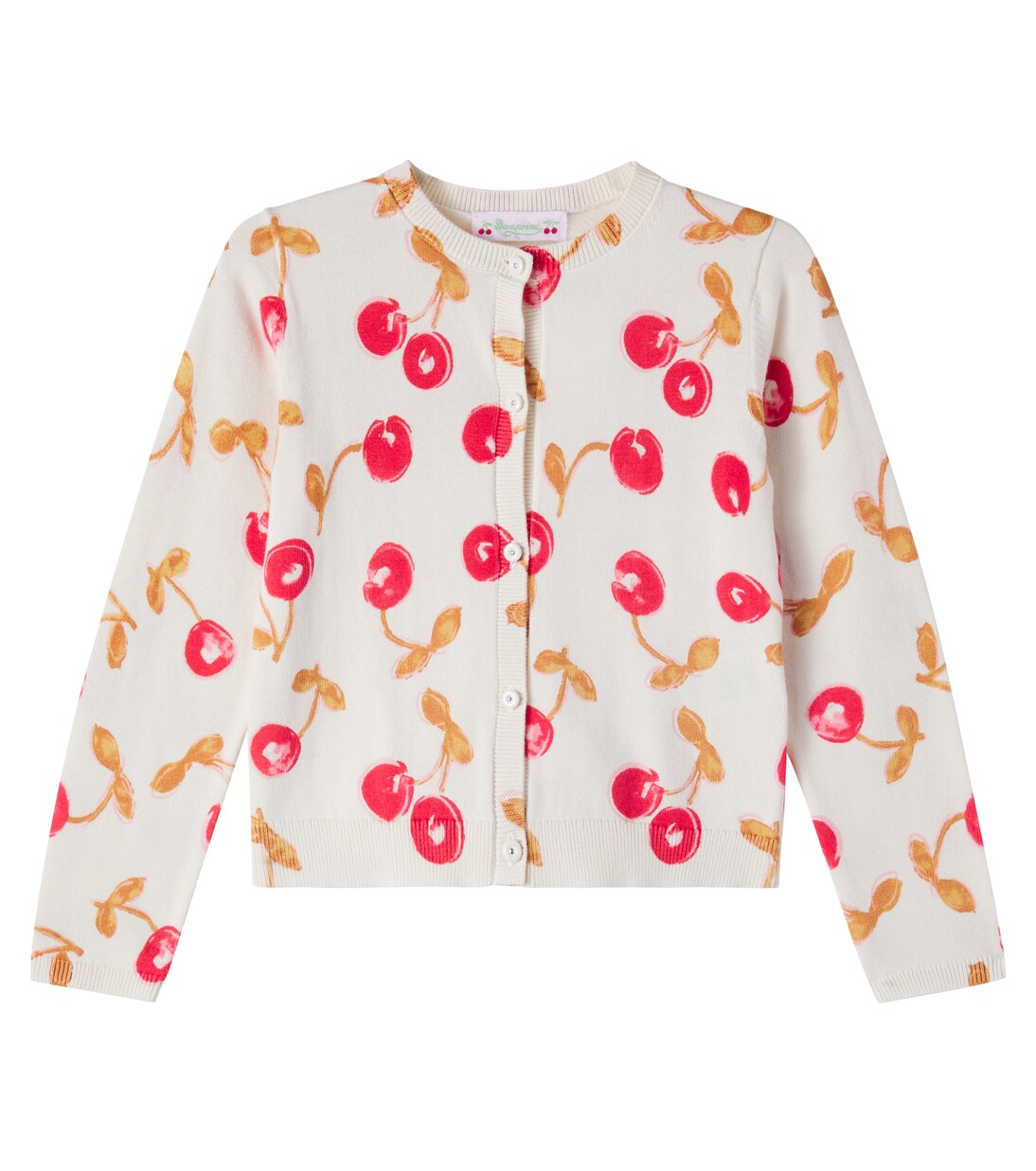 Cardigan Feli in cotone con stampa | Bonpoint