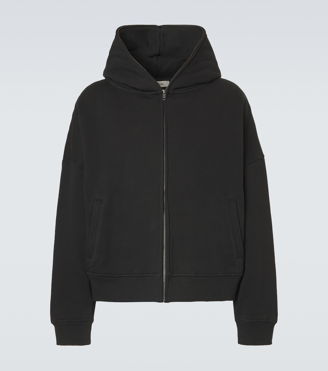 Eternal Zip cotton fleece hoodie | Entire Studios