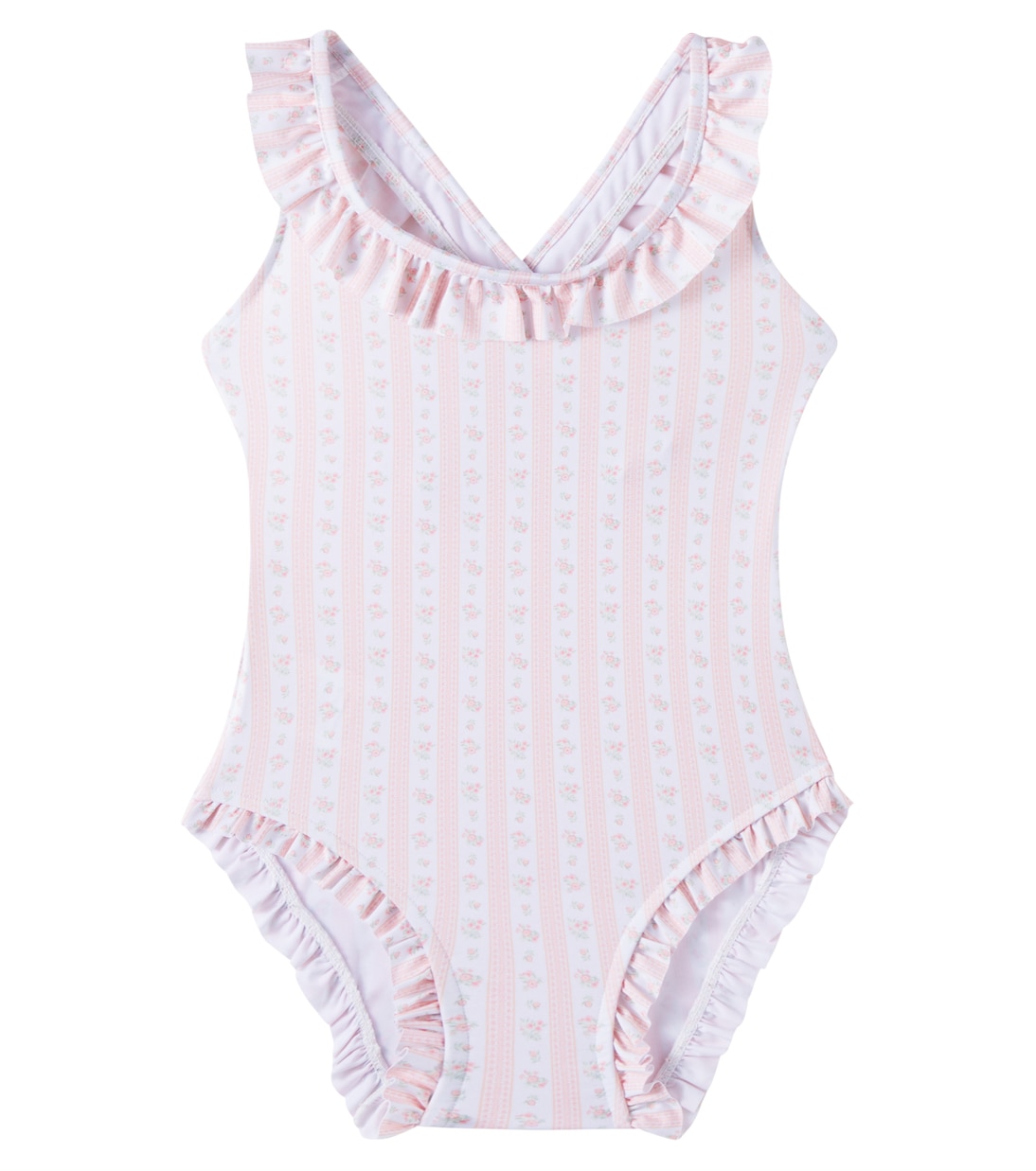 Opal floral ruffled swimsuit | La Coqueta