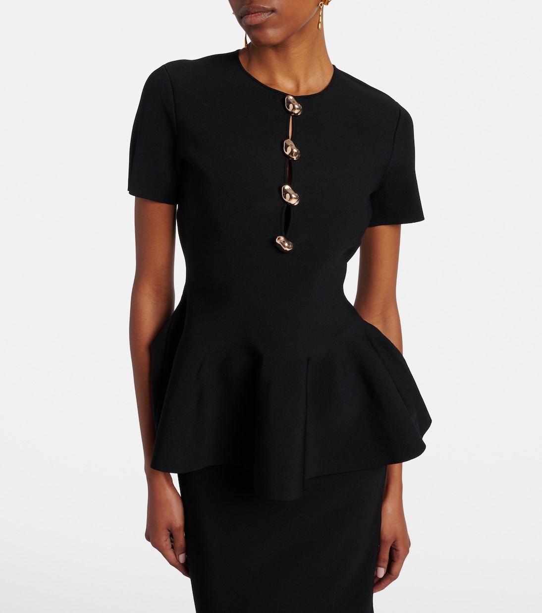 Top adornado con peplum | Roland Mouret