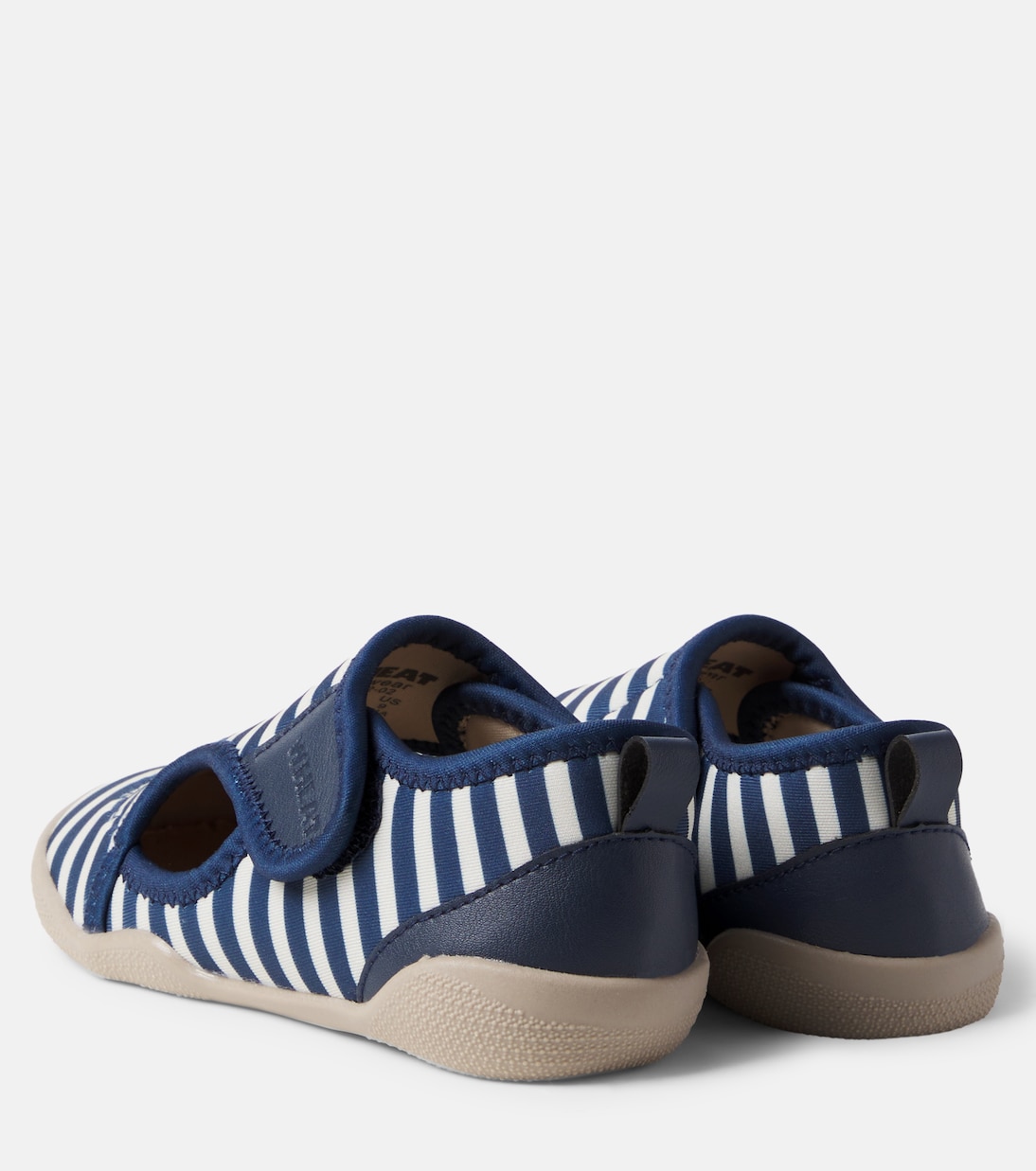 Shawn striped slip-on shoes | Wheat
