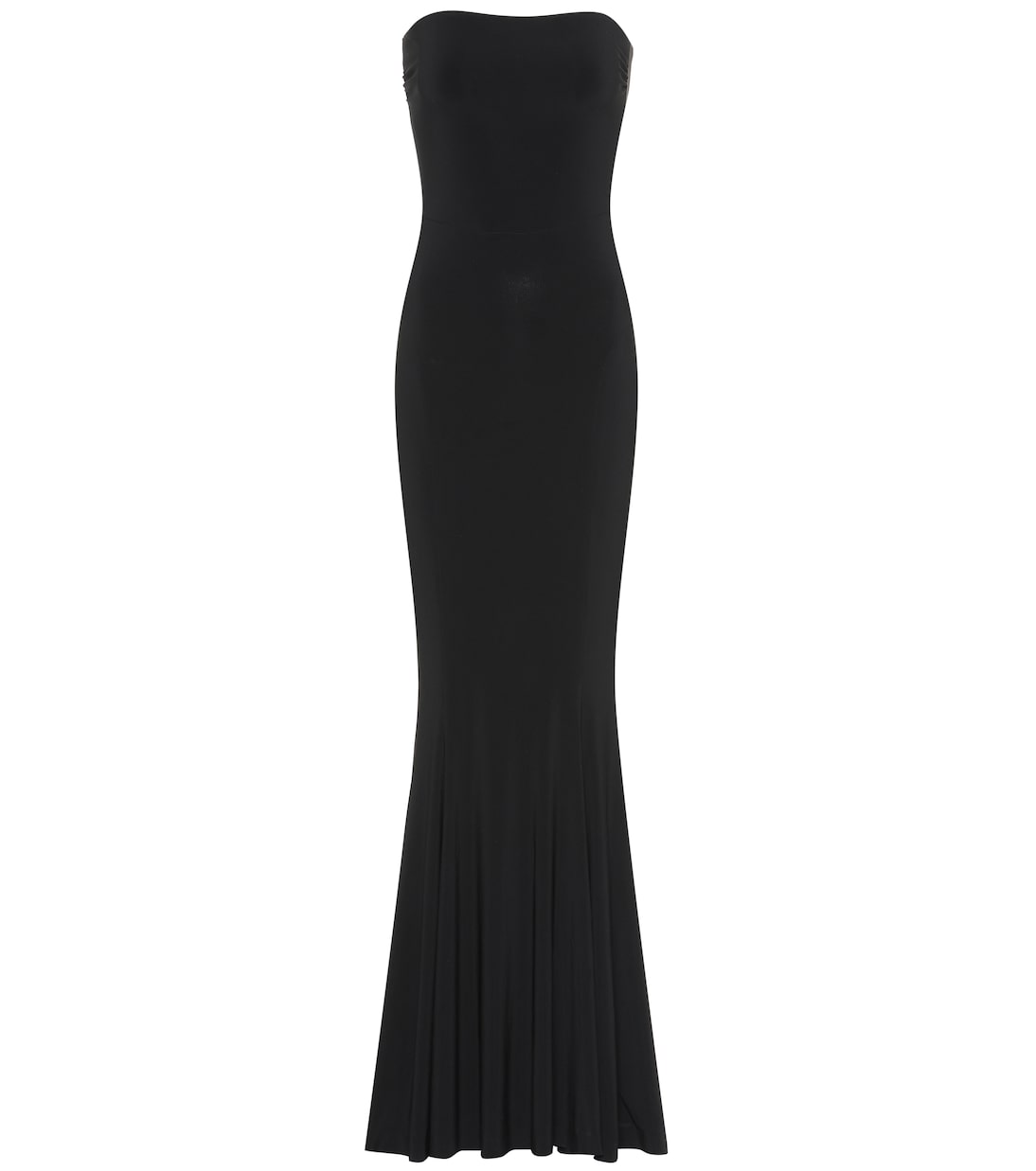 Fishtail strapless jersey gown | Norma Kamali