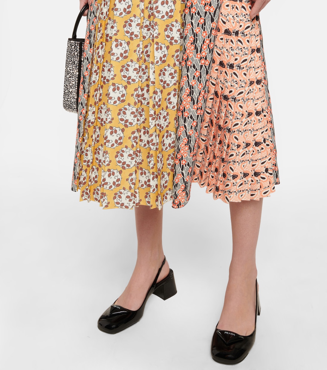 Bedrucktes Hemdblusenkleid | Prada