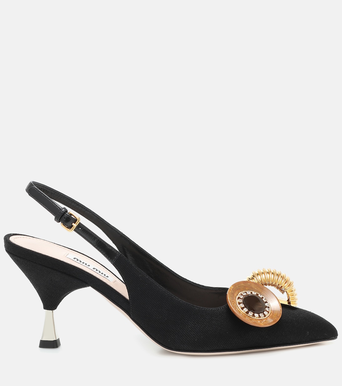 Verzierte Slingback-Pumps | Miu Miu