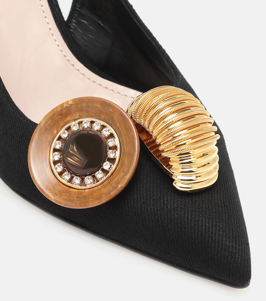 Verzierte Slingback-Pumps | Miu Miu