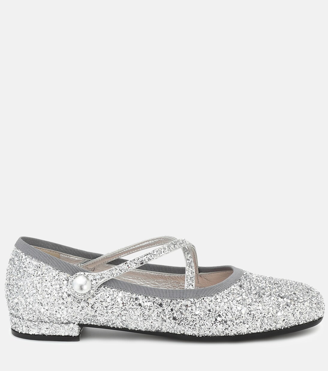 Ballerine con glitter | Miu Miu