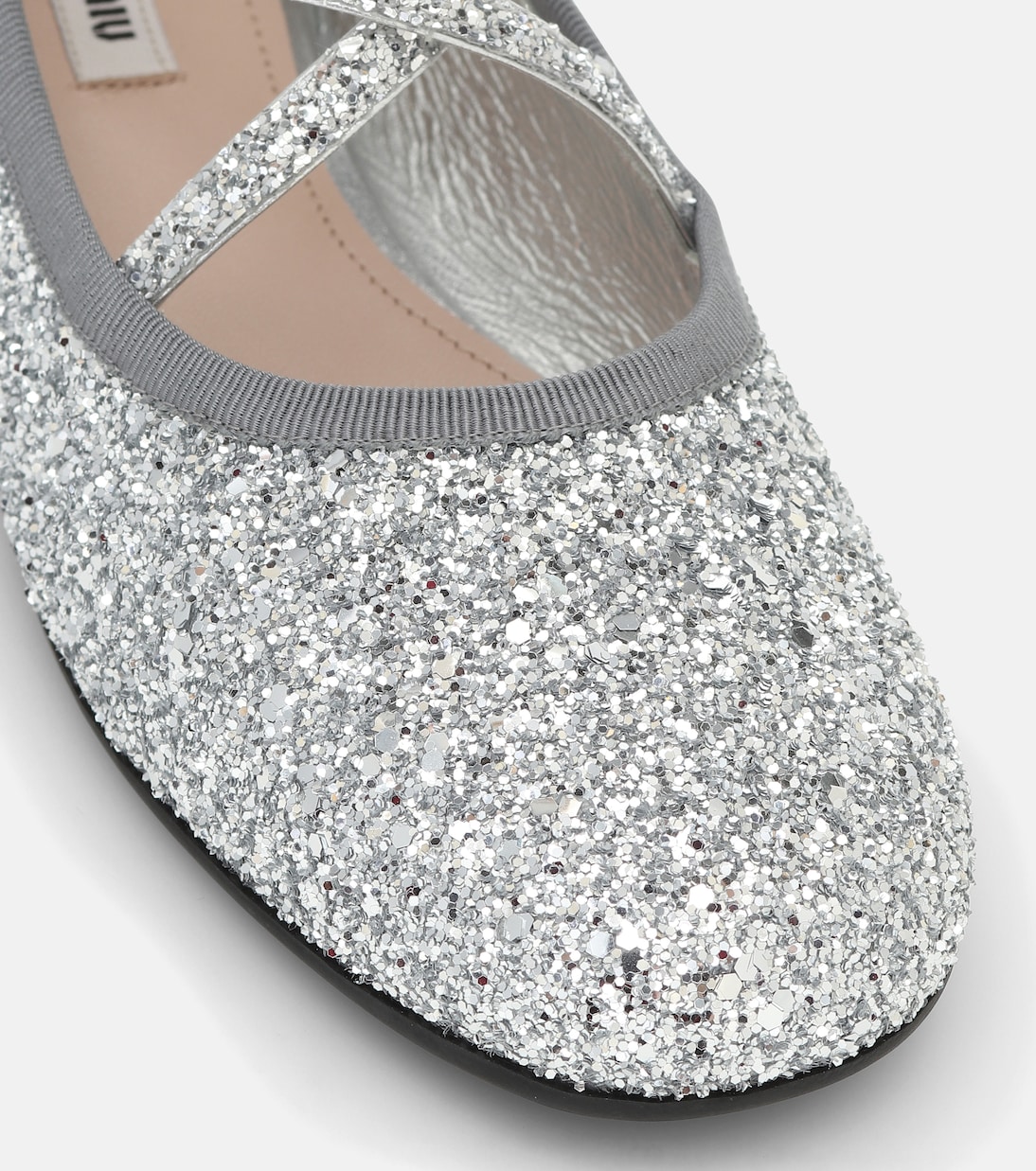 Ballerine con glitter | Miu Miu