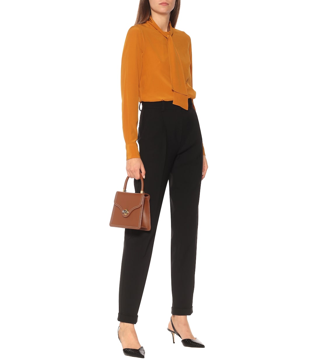 Wool-blend slim pants | Victoria Beckham