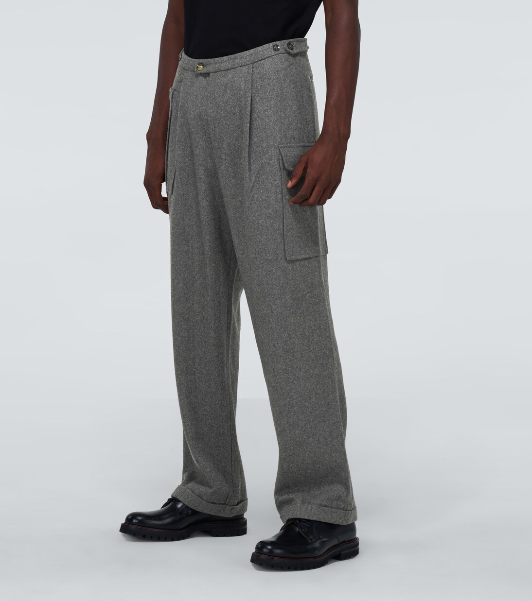 Pleated wool pants | Winnie New York