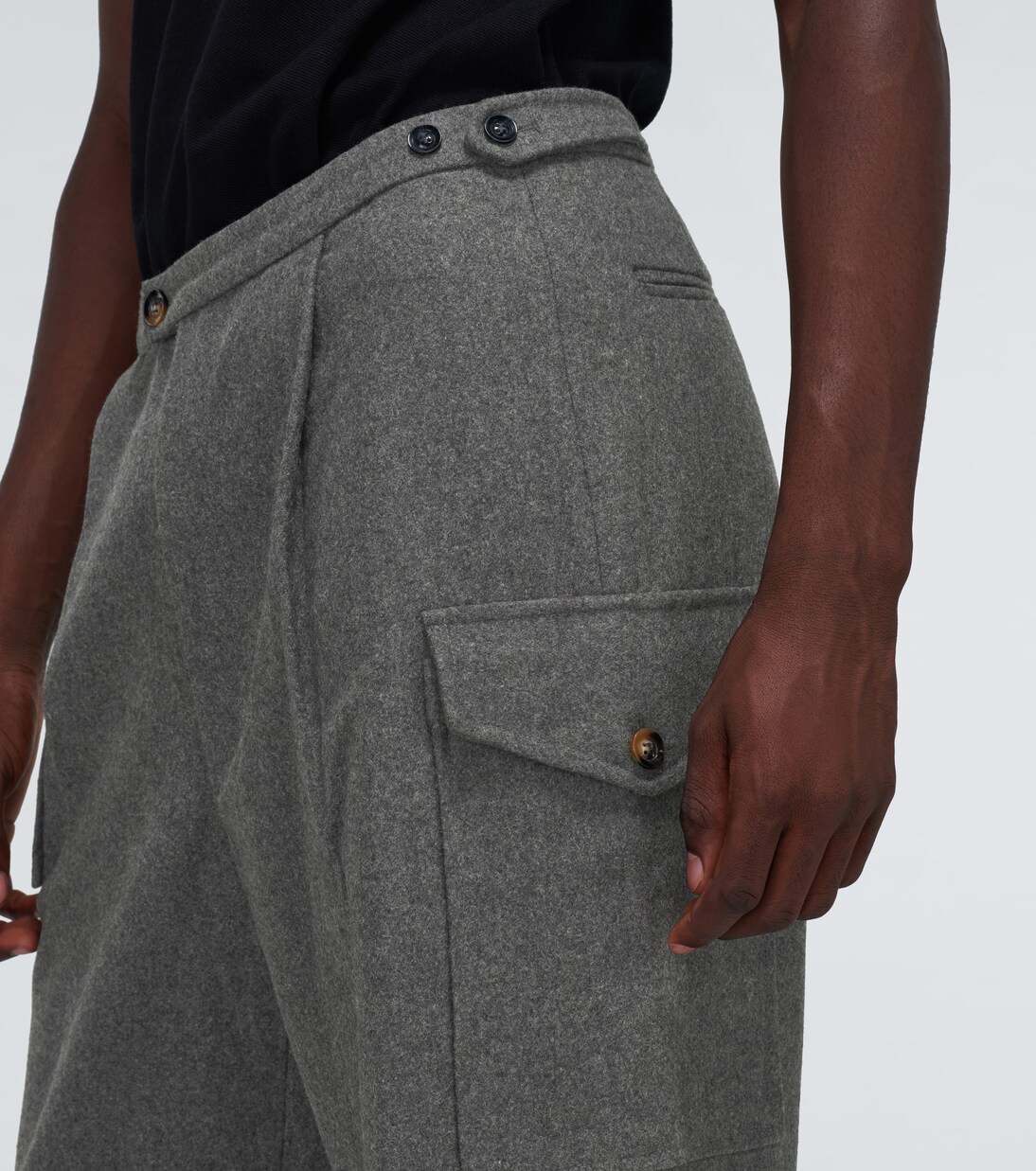 Pleated wool pants | Winnie New York