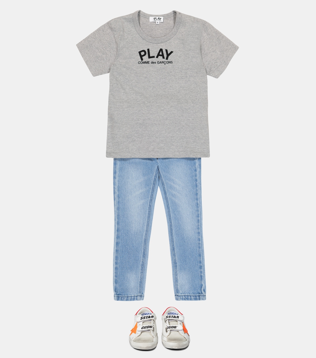 Camiseta Play de algodón con logo | Comme des Garçons Play Kids
