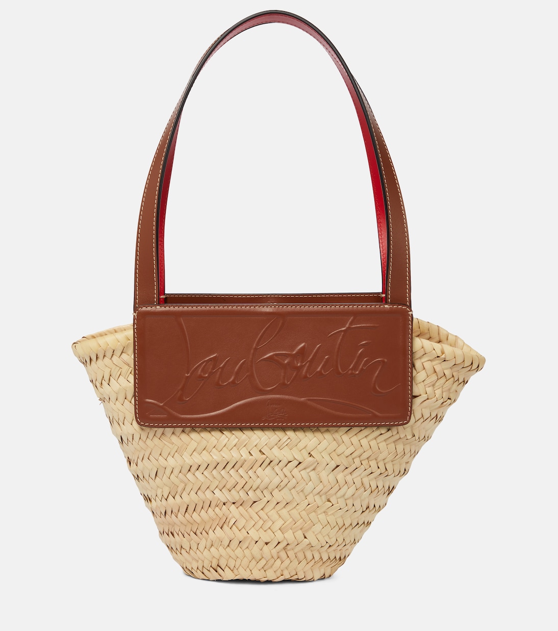Loubishore Small raffia tote | Christian Louboutin