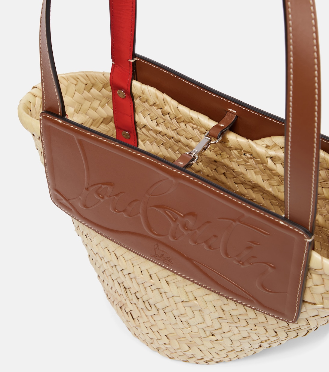 Loubishore Small raffia tote | Christian Louboutin