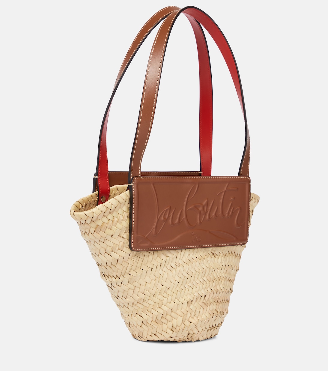 Loubishore Small raffia tote | Christian Louboutin