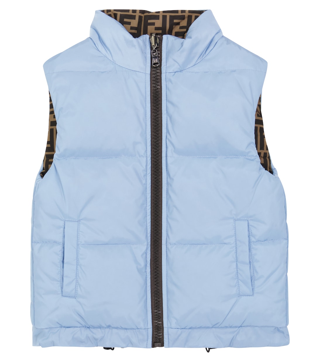 Wendbare Weste FF aus Shell | Fendi Kids