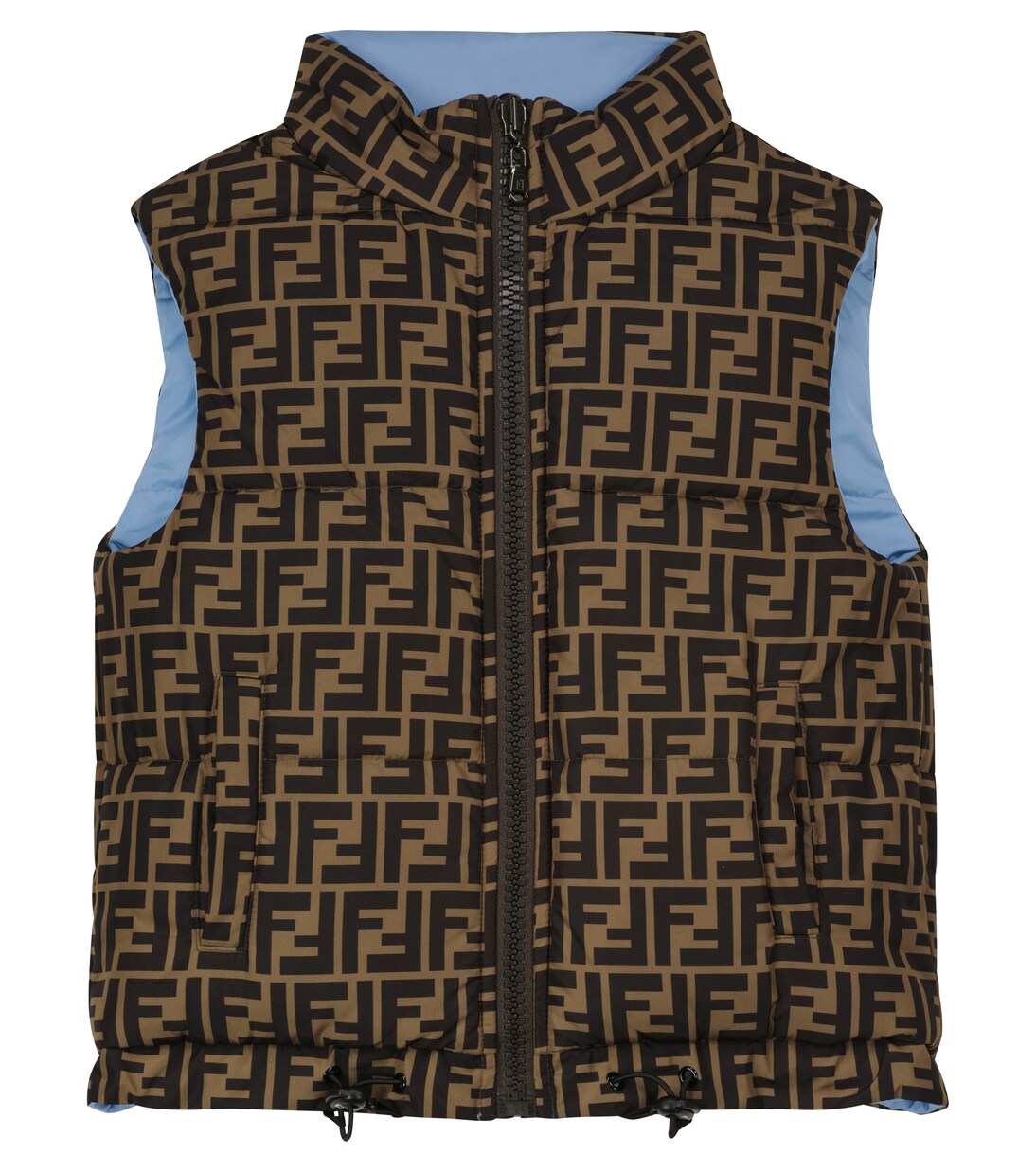 Wendbare Weste FF aus Shell | Fendi Kids