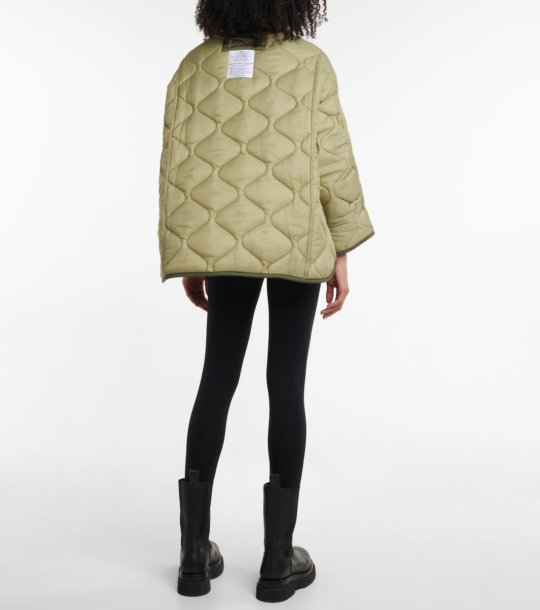 Teddy oversized quilted jacket | The Frankie Shop