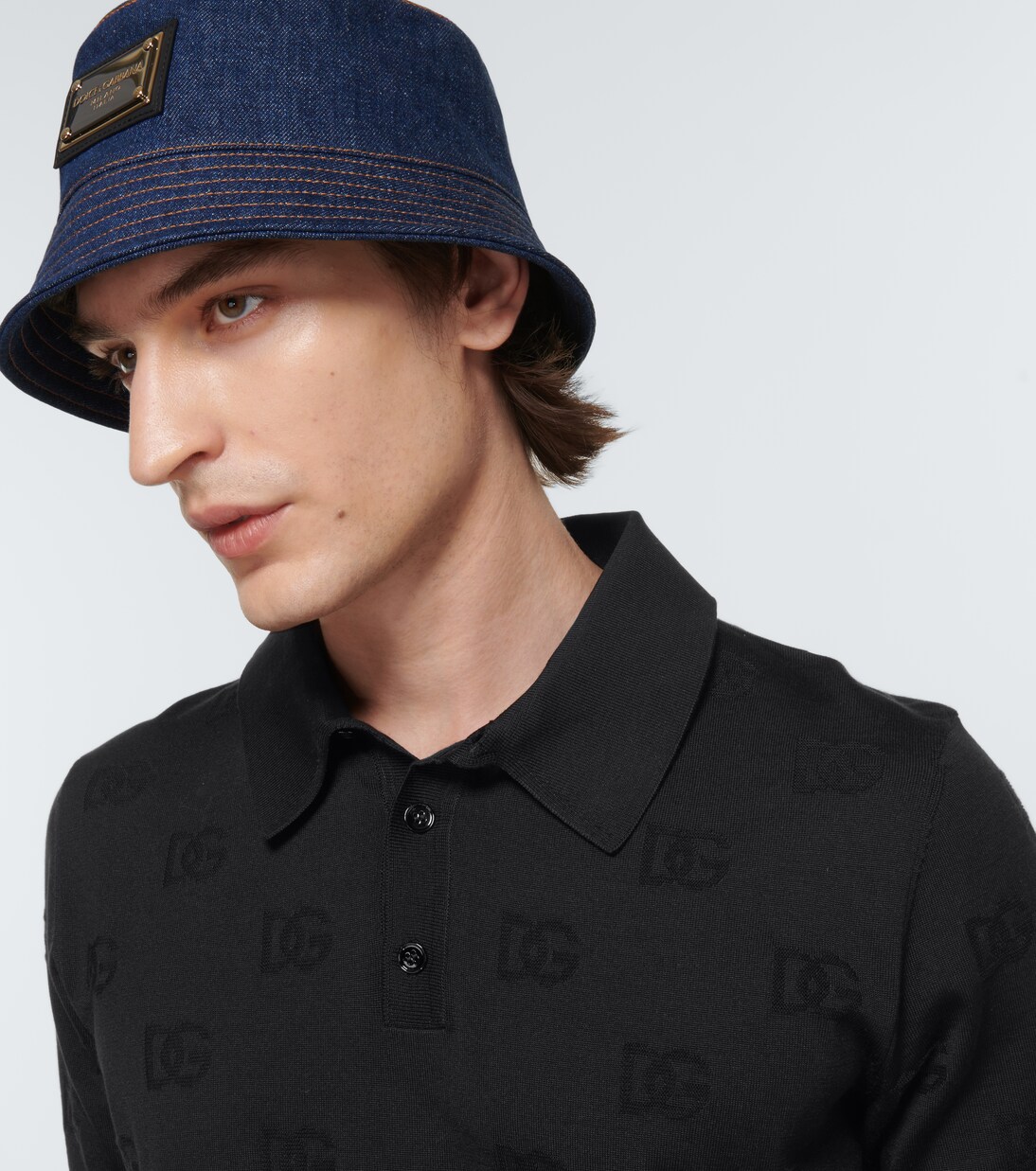 Gorro de pescador de denim | Dolce&Gabbana