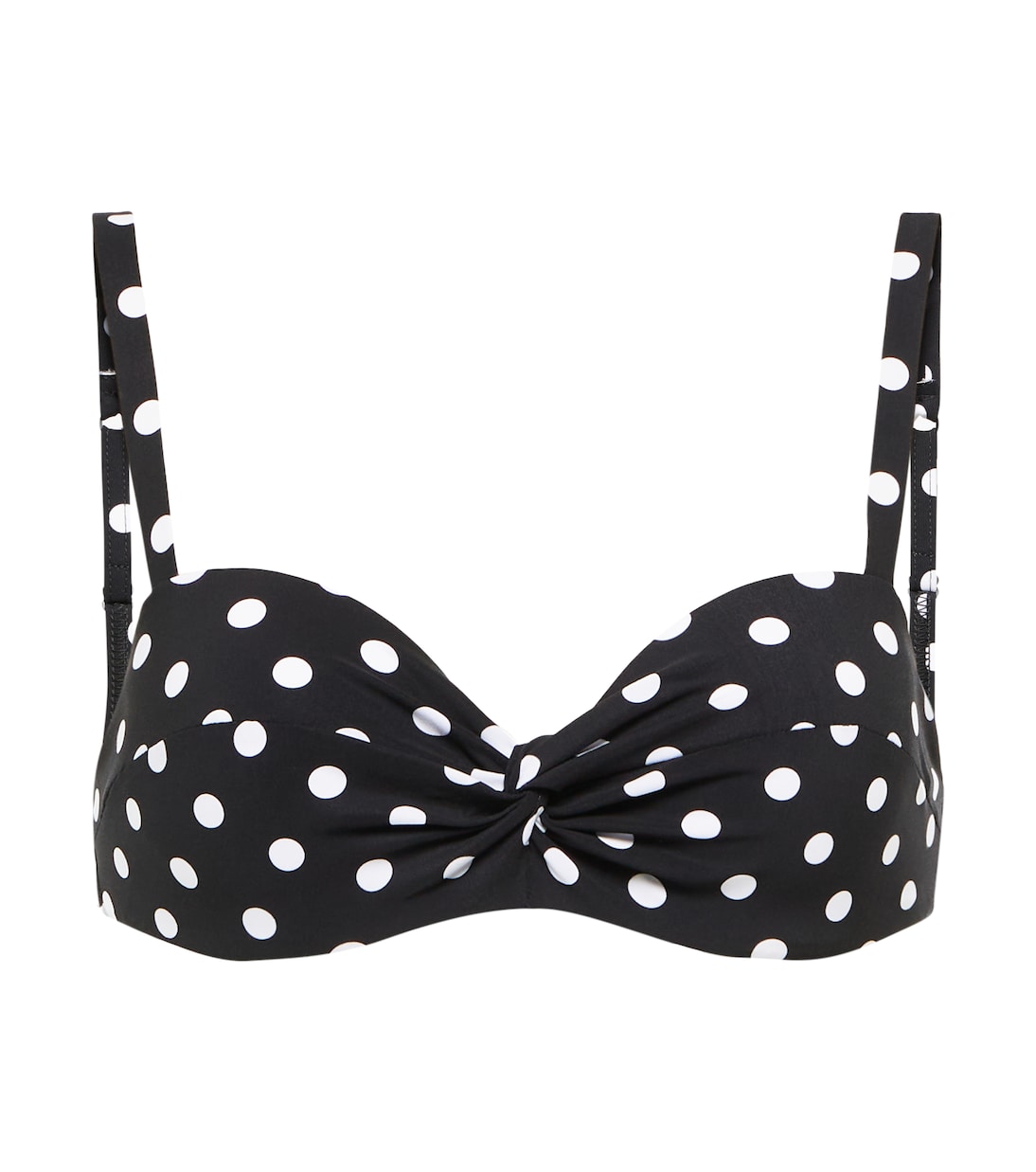 Basics polka-dot bikini top | Karla Colletto