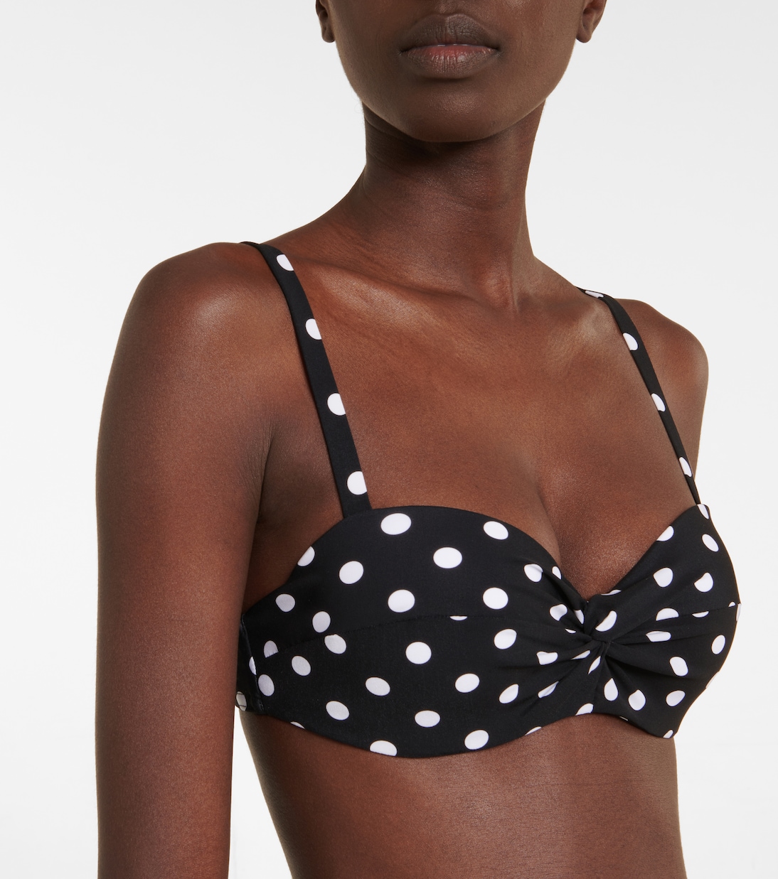 Basics polka-dot bikini top | Karla Colletto