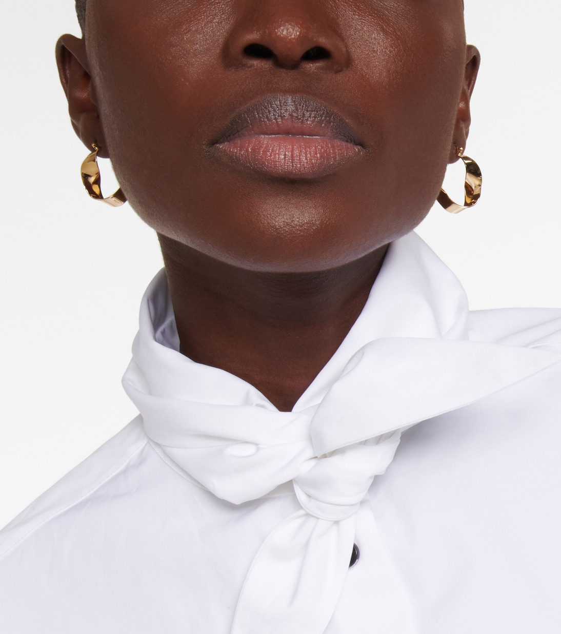 Twisted hoop earrings | Jil Sander
