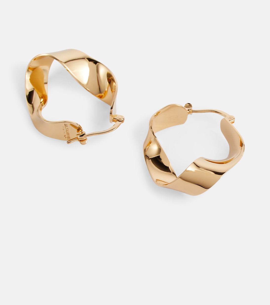 Twisted hoop earrings | Jil Sander